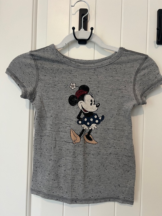 Disney Other - Disney Minnie Mouse Speckled Gray T-Shirt - 5/6